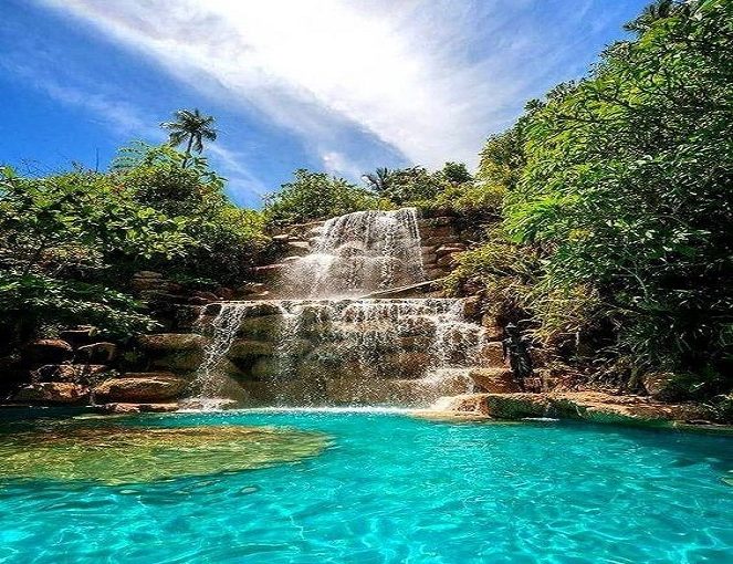 cachoeira meditação